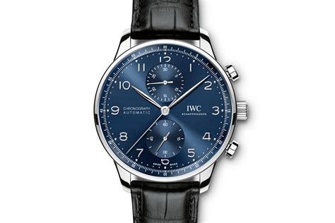 iwc portoghese quadrante blu|IWC: Due Nuovi Portoghese in Blu .